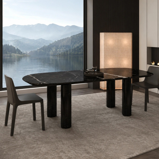 Noir Pillar Table 3