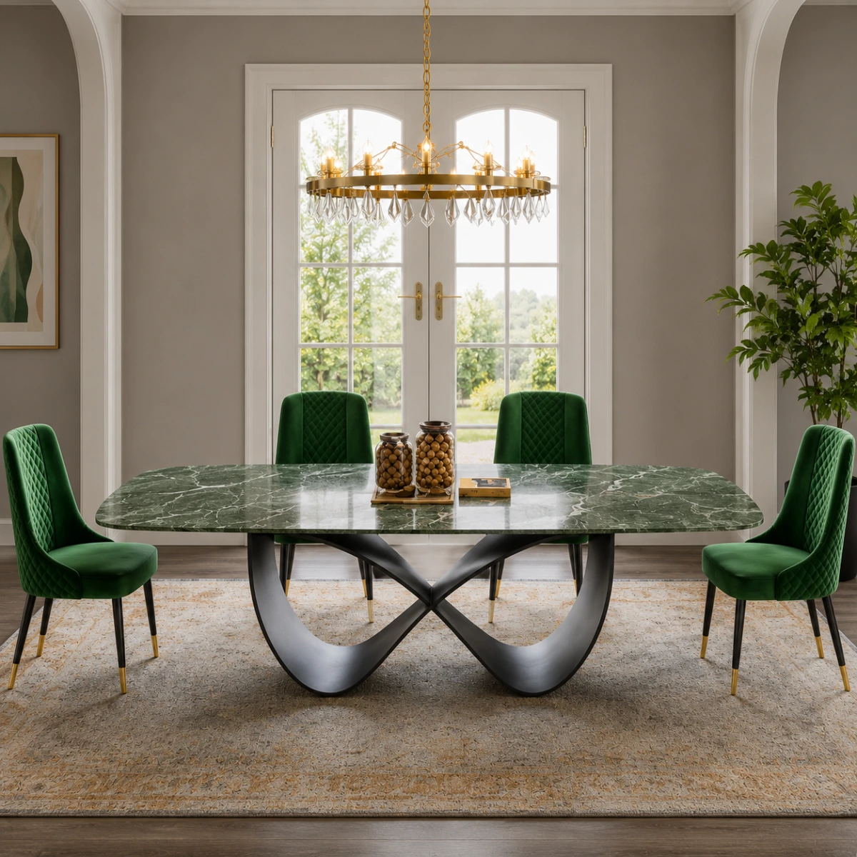 Emerald Wave Table Three