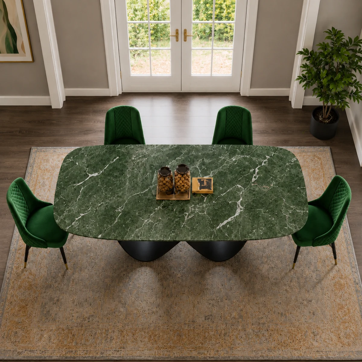 Emerald Wave Table