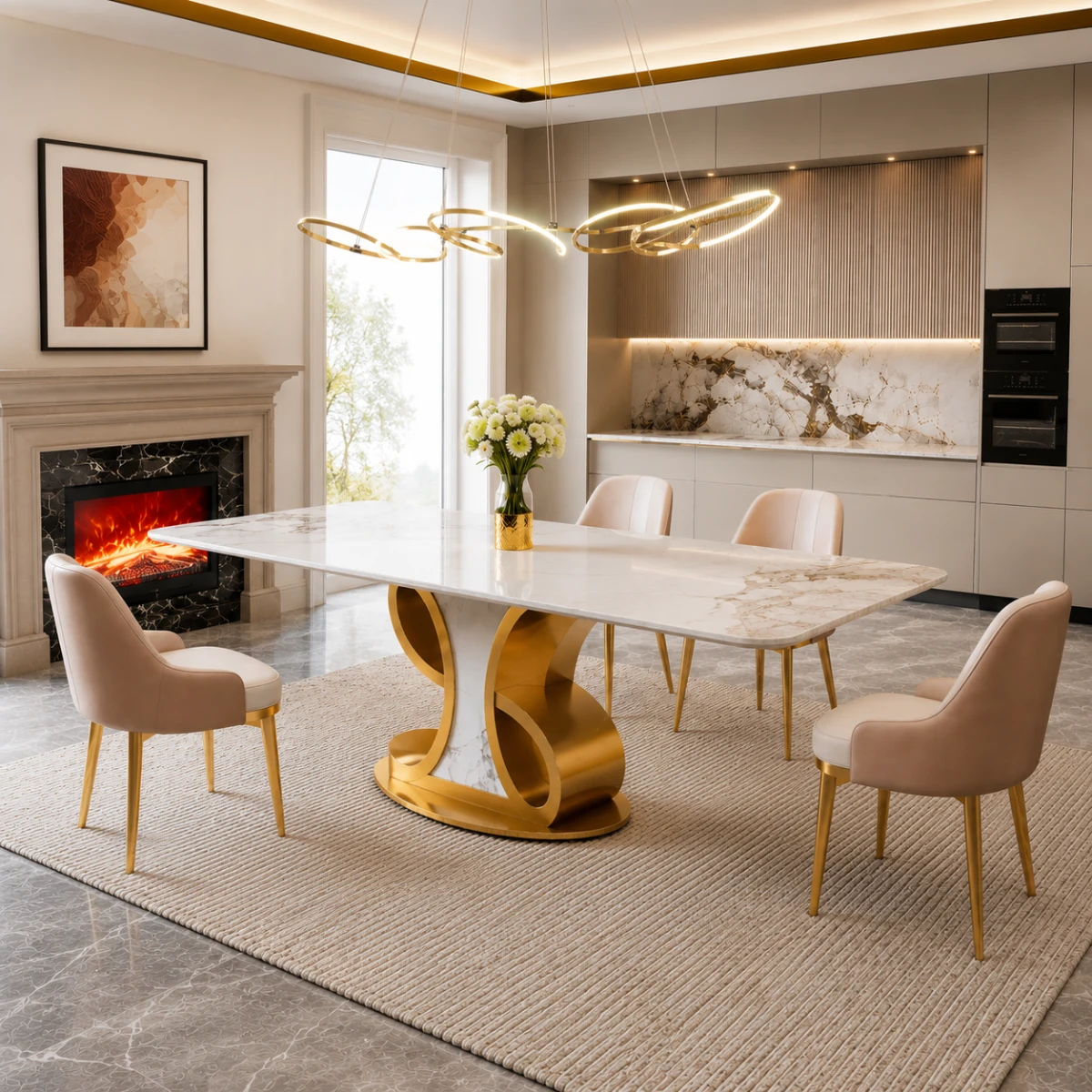 Golden Aurora Table