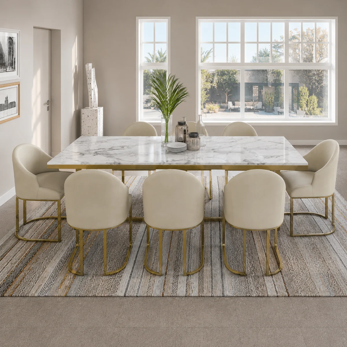 Ivory Extend Table Two