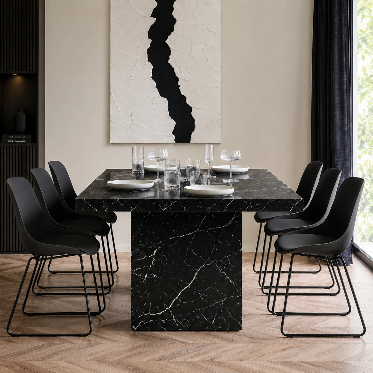 Midnight Slab Table Two